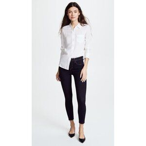 L'AGENCE Margot Midnight Dark Blue High Rise Skinny Ankle Jeans, Size 25